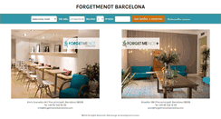 Desktop Screenshot of forgetmenotbarcelona.com